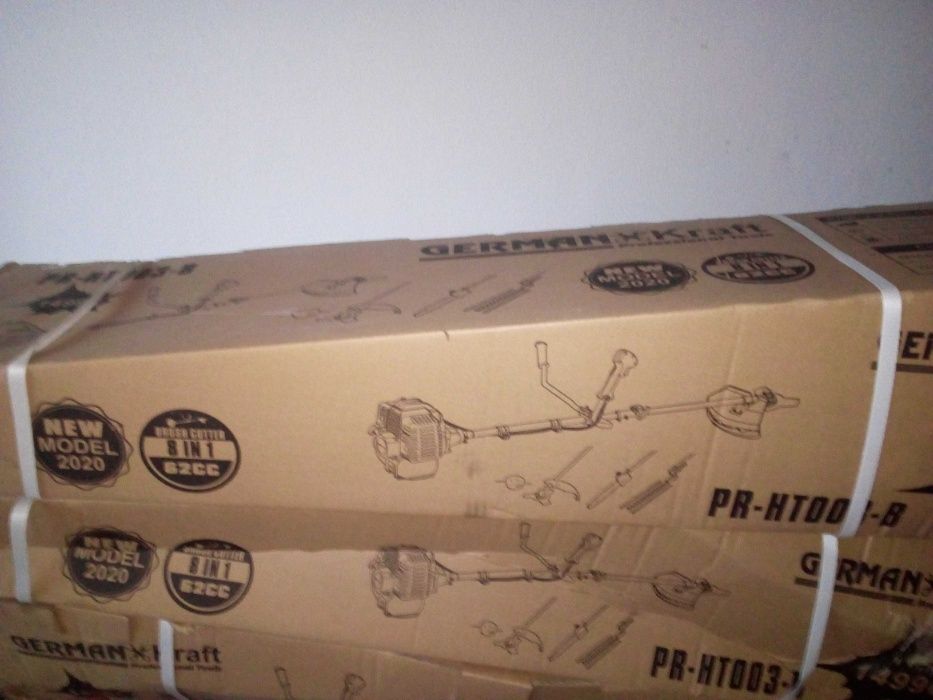 Roçadora multifunções 58cc  8 em 1.German Kraft Novas