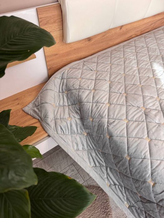 LOUIS VUITTON Брендове велюрове покривало на ліжко  велюровий плед