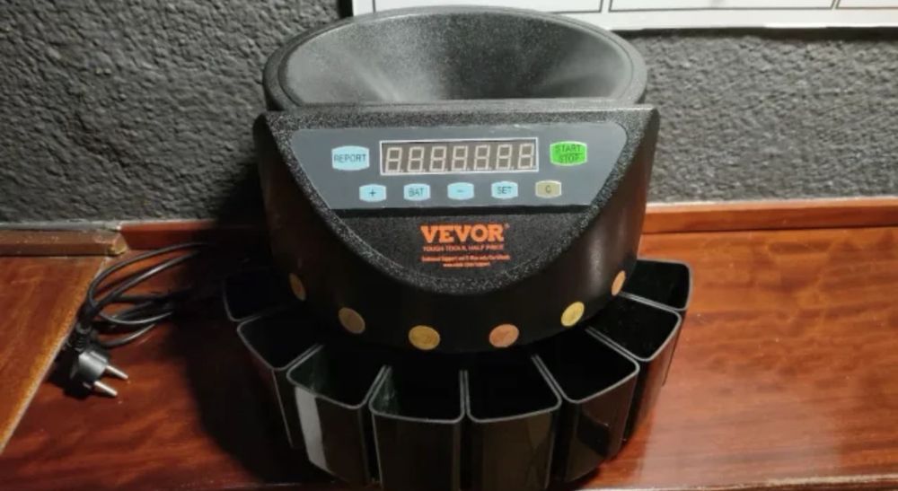 Maquina Separar e Contar Moedas Euro