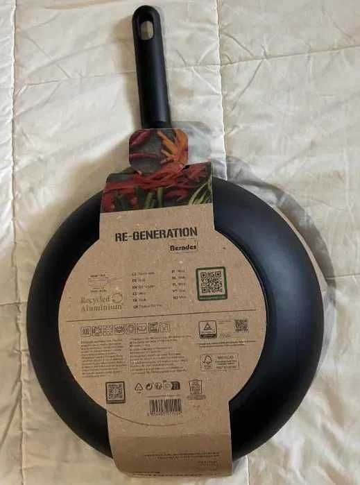 2 Frigideiras WOK e Tampa c/ 28 cm "Re-Generation Berndes® (Estrear)