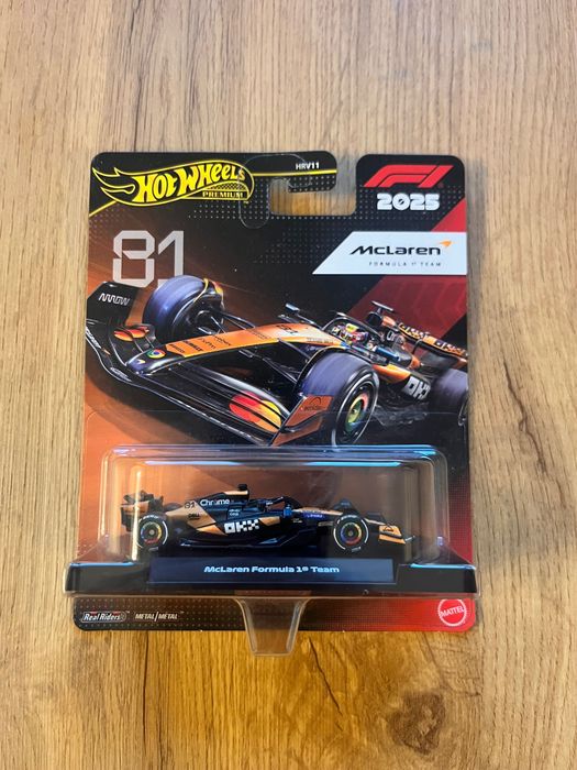 Hot Wheels Premium McLaren Formula 1 Team 81 #81 Oscar Piastri