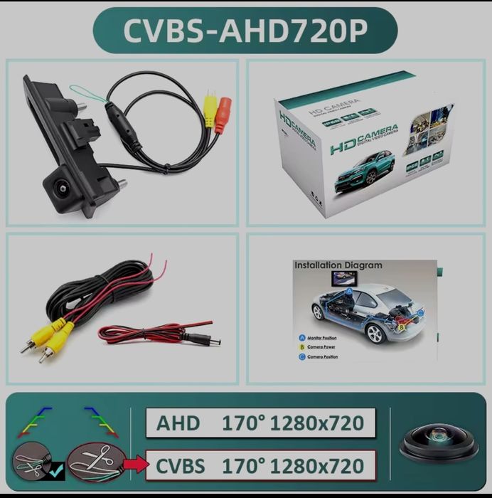 Камера заднього виду VW Passat Jetta Tiguan Touran Touareg