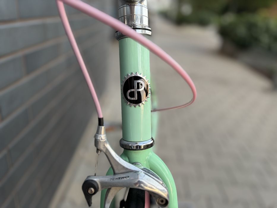 Rower miejski Polka Bikes Landrynka 48cm dwustronna piasta - ostre koło i wolnobieg