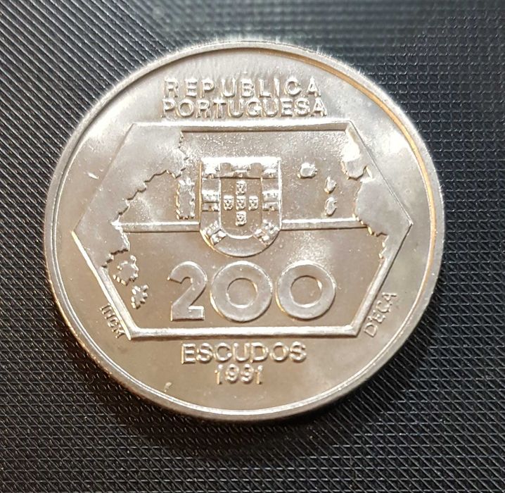 moedas de 200$00