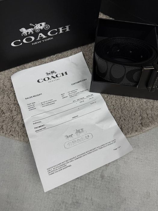 Чоловічий набір Coach ремень сумка барсетка кошелек мужской Набор Коач