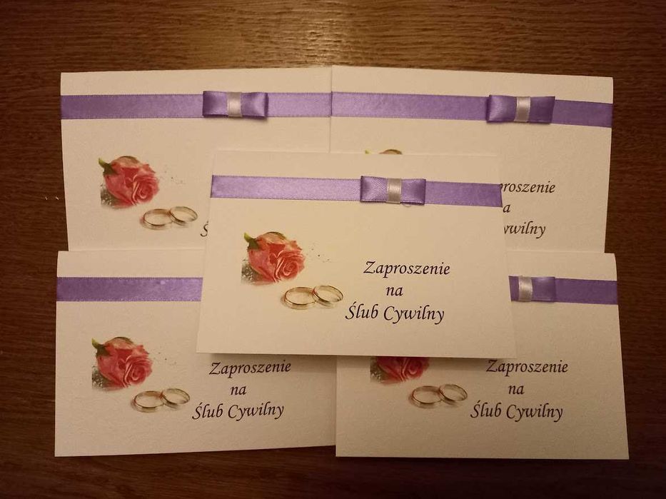 Zaproszenie na ślub cywilny zaproszenia