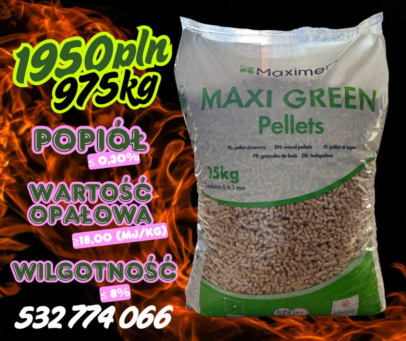 Pellet drzewny Maximer (DINplus ENplus®) Producent