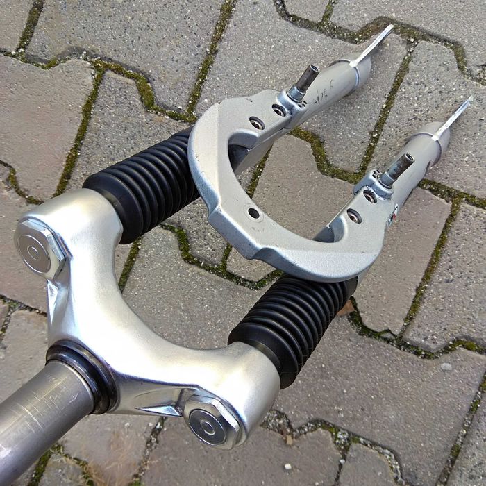 Amortyzator rowerowy przód,JSF-737 Axion,retro MTB 26,pivoty,po serwis