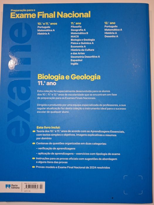 Livro de Exame de Biologia e Geologia 2025