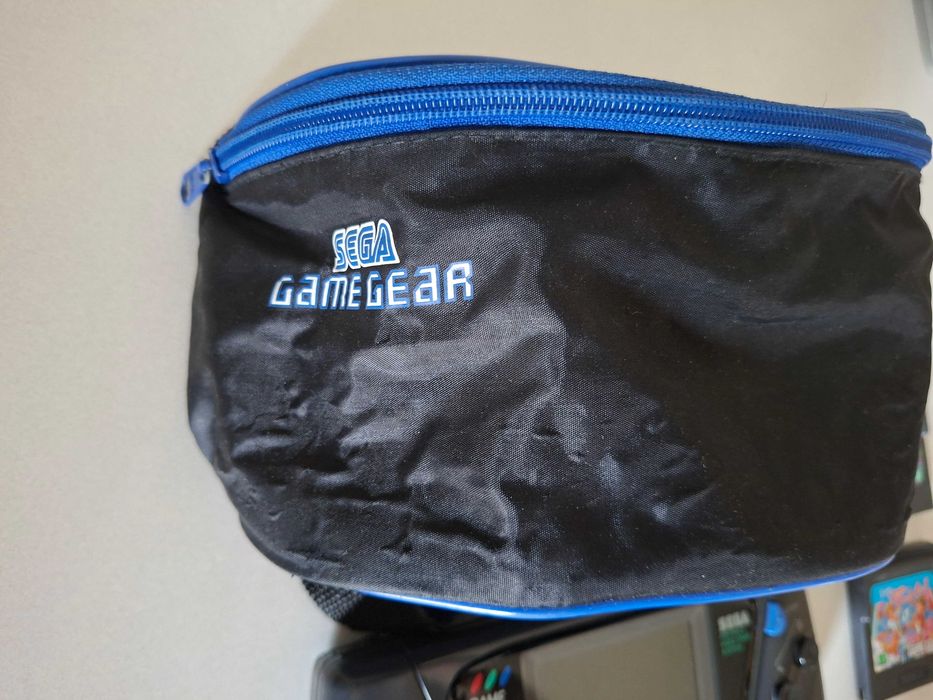 Consola Portátil Sega Game Gear + Bolsa + Sega Game 4 In 1 + Columns *Ler Descrição*