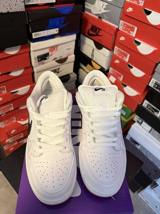 (БЕЗ ПЕРЕДОПЛАТИ)Nike SB Dunk Low Pro White Gum найк сб данк гам білі
