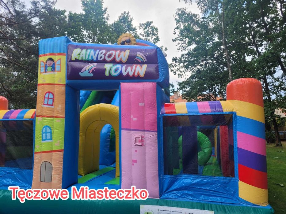 Dmuchany zamek, dmuchana zjeżdżalnia, dmuchaniec na komunię