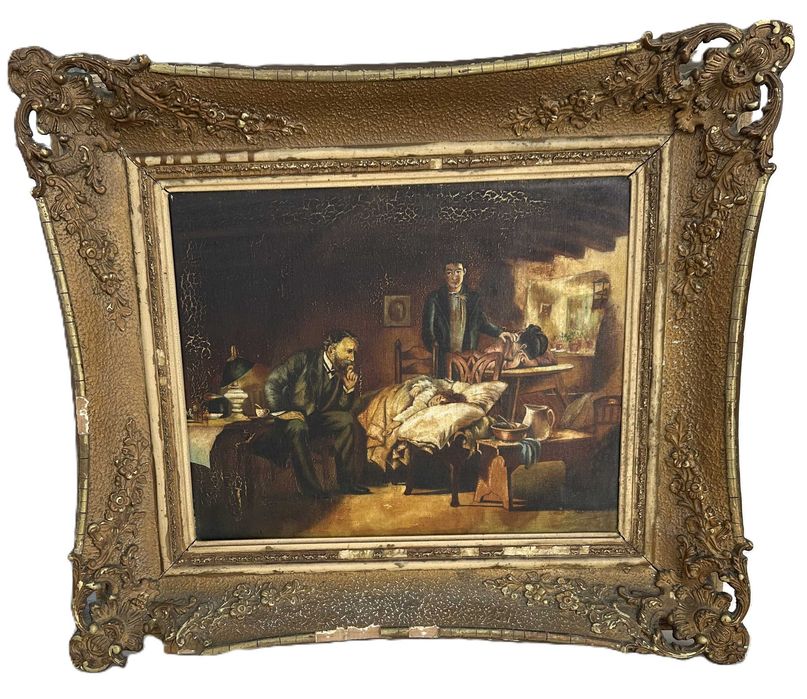 Pintura a óleo sobre tela - THE DOCTOR