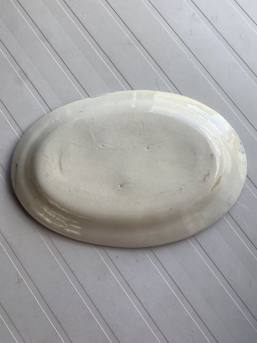 Travessa antiga pintada