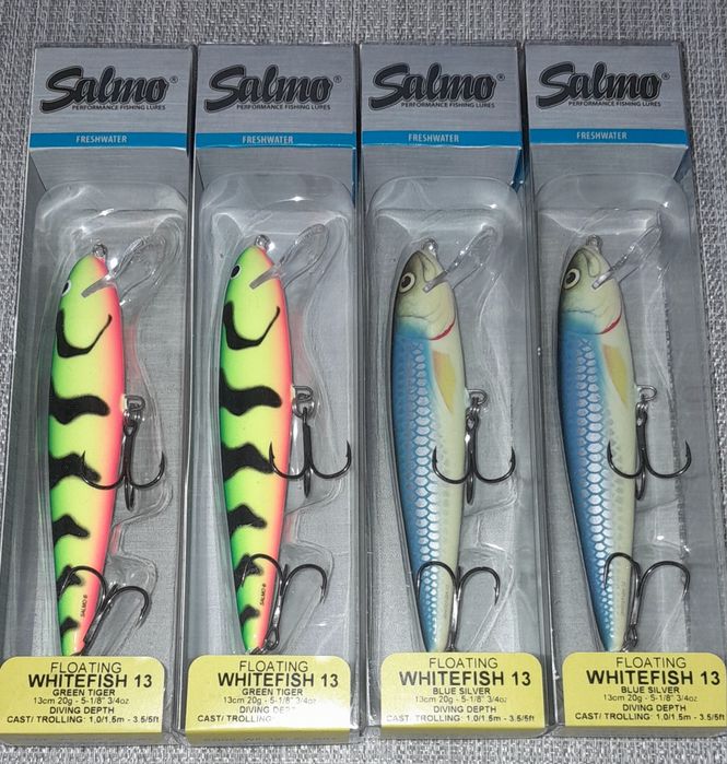 Woblery salmo whitefish 13f 4szt