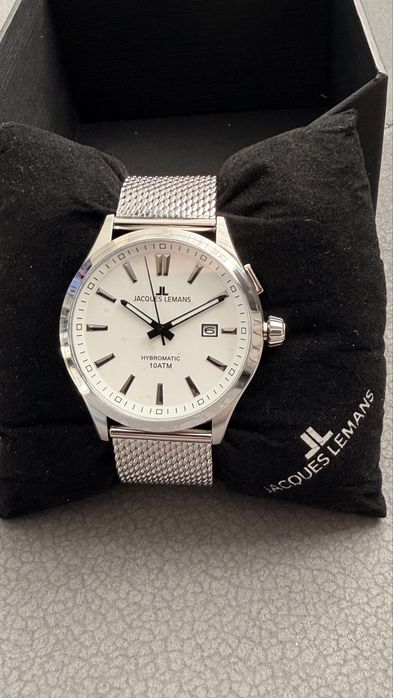 Zegarek JACQUES LEMANS  hybromatic , stalowy