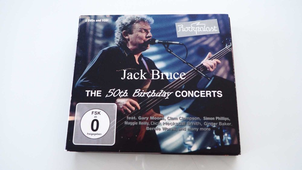JACK BRUCE – Rockpalast: The 50th Birthday Concerts   2×DVD (NTSC, Remastered) + CD • 2014 • MIG‑Music • MIG90612 Stan: NM / Digipak NM‑