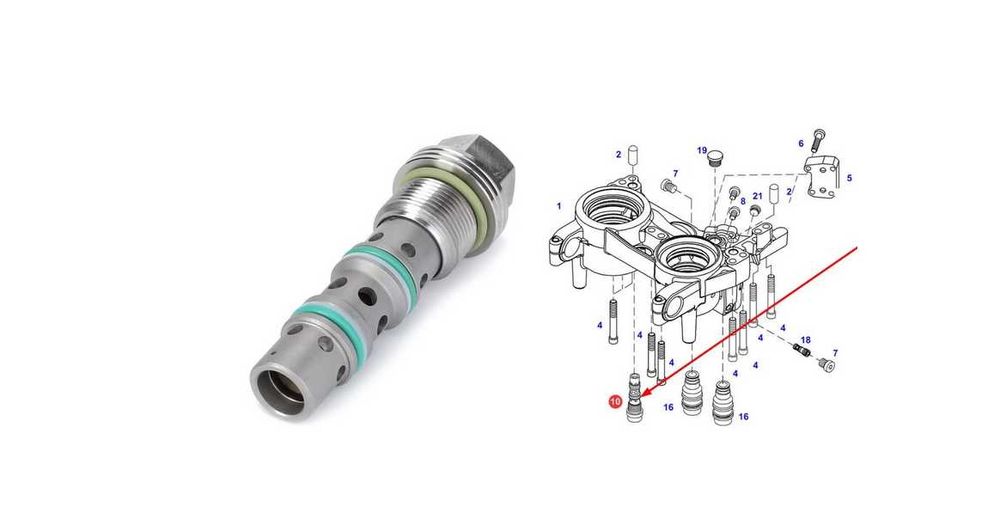 Zawór Sterujący Skrzyni OEM AGCO Fendt