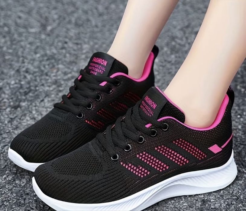 Tenis de malha respirável