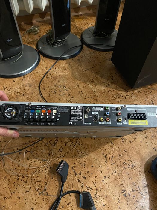 Акустика 5/1 буфер 5 колонок LG DVD караоке