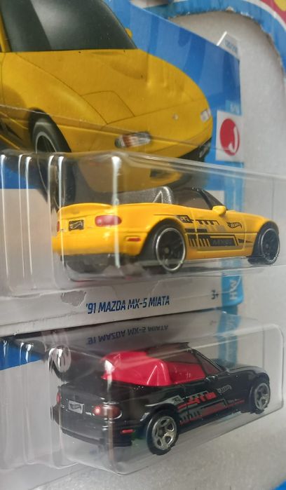 Conjunto 2, 91 Mazda mx-5 miata hot wheels