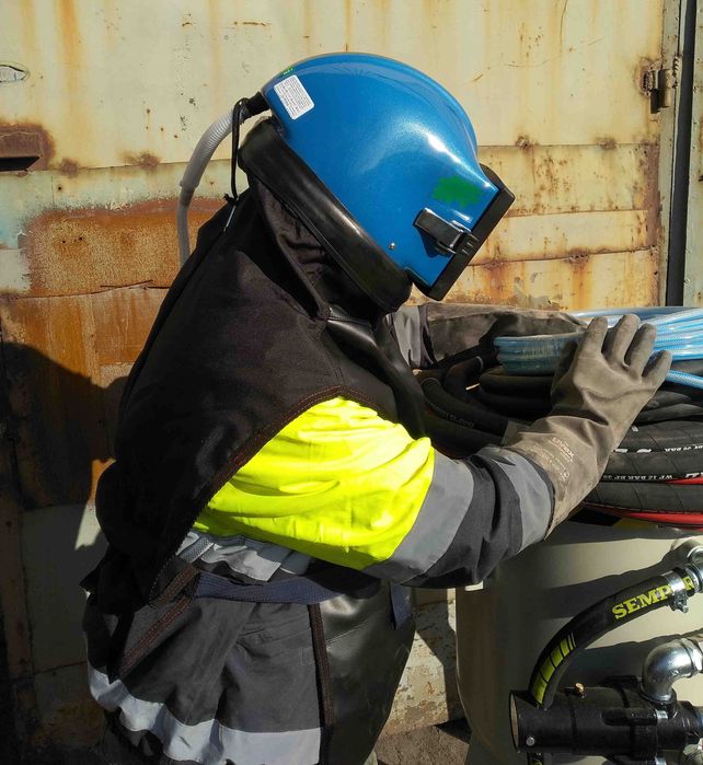 Hełm do Piaskowania Res3 + Zatyczki UVEX