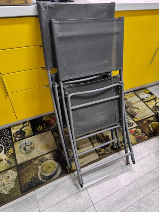 Conjunto de 2 Cadeiras dobráveis Naterial