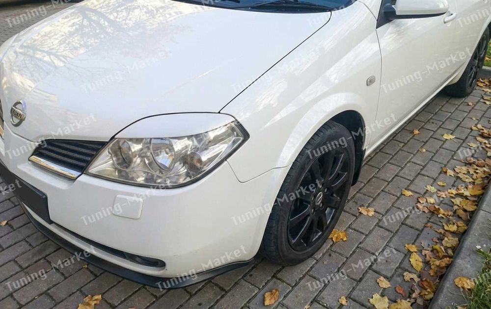 Реснички на фары Nissan Primera P12, Тюнинг накладки для Ниссан Примера П12