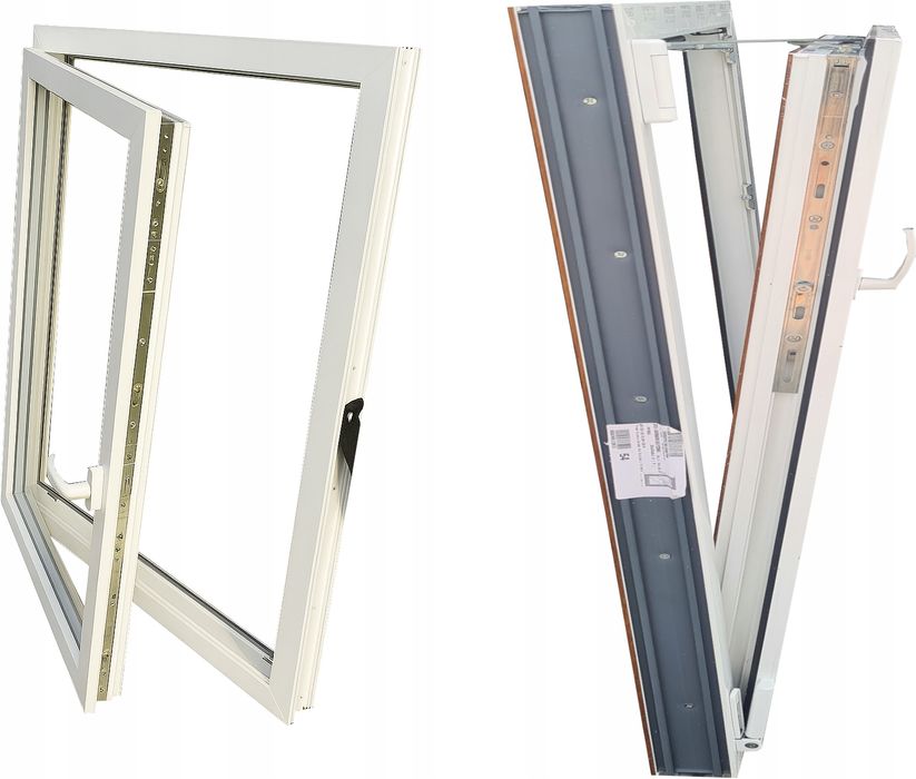 OKNO KacprzaK 80X110 OKNA PCV NOWE Okno Antracyt RU Lider Okien OLX