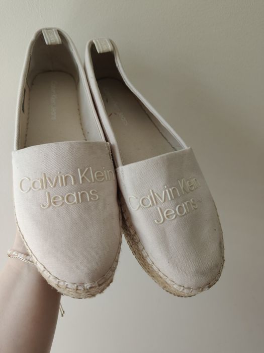 Damskie espadryle na platformie Calvin Klein 40
