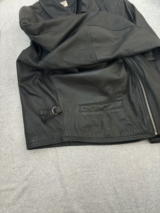 Кожаная куртка педжак винтаж quadro sportment