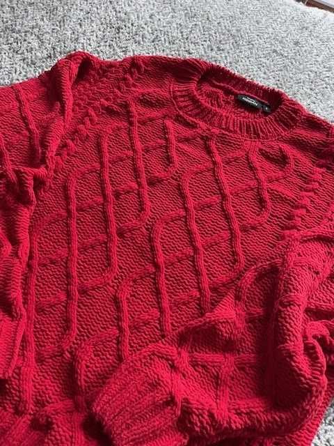 KappAhl - sweter viralowy skandynawski vintage