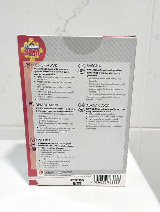 Despertador SVEGLIA Fireman SAM 5+
