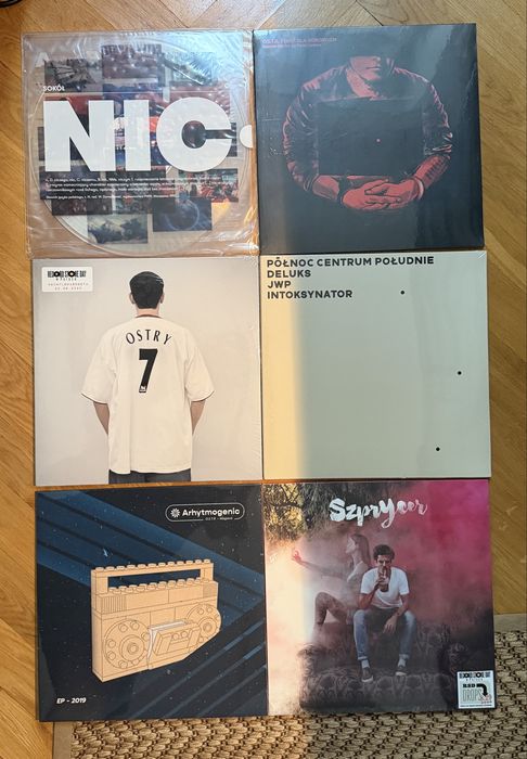 Płyty winylowe hip hop: OSTR Sokół PCP Taco Hemingway