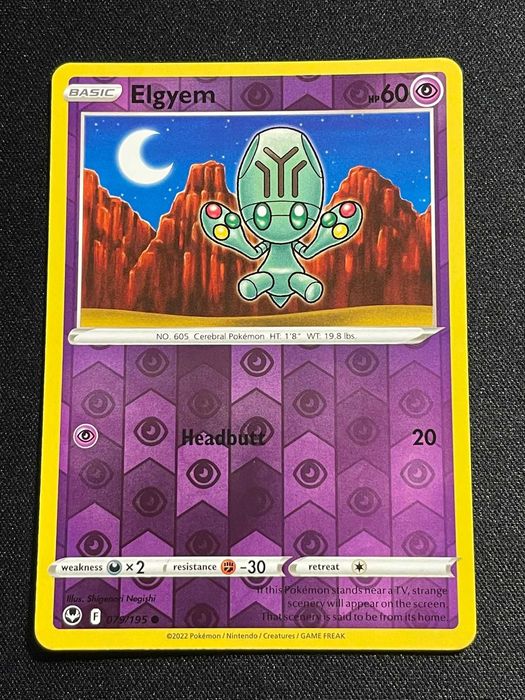 Carta Pokémon Elgyem 79/195 Silver Tempest