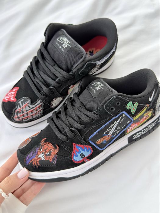 Кросівки Nike SB Dunk Low Black 36-41. Оплата на пошті.