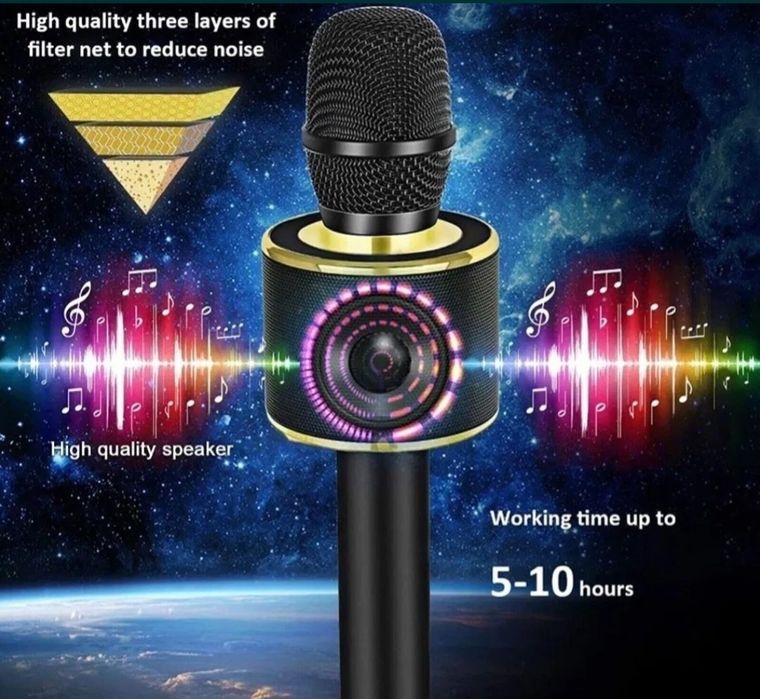 Mikrofon karaoke Bonaok 3w1