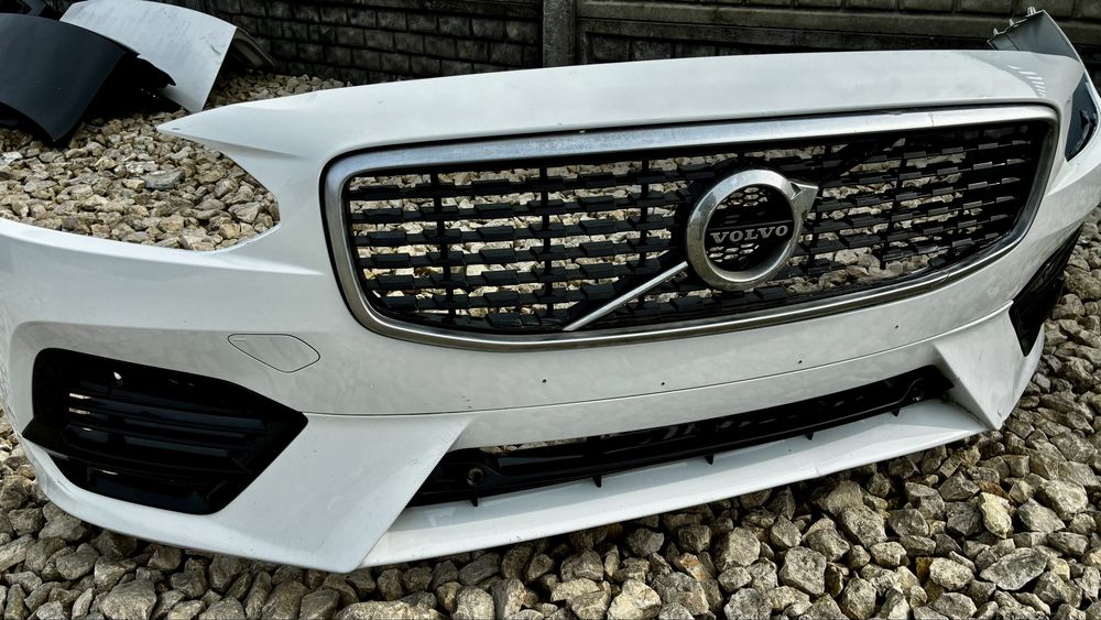 Zderzak przedni R DESIGN 4xPDC VOLVO S90 V90 16- ORYGINALNY