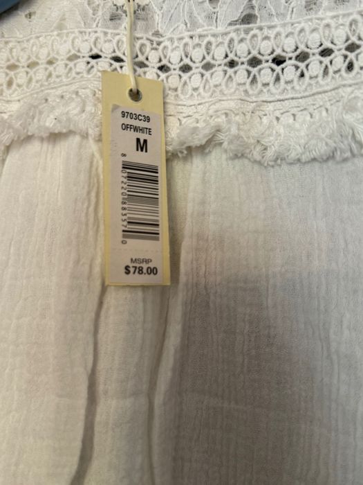 Bluzka na ramiączkach M biała Max Studio