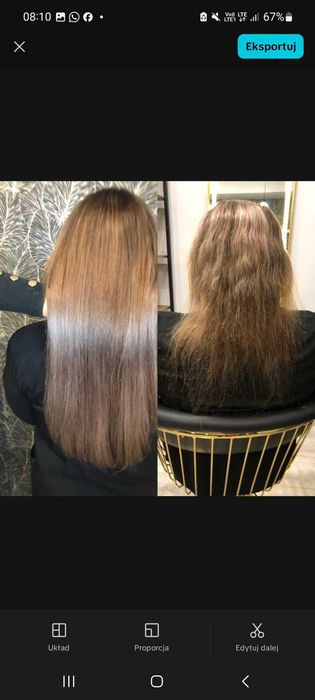 Przedłużanie włosów NANO i MINI keratyna