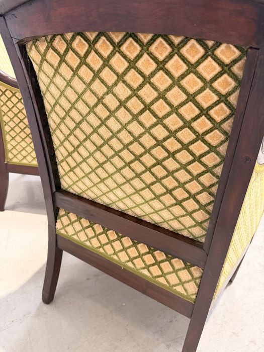 Fotele imperialne vintage Francja lite drewno fotel