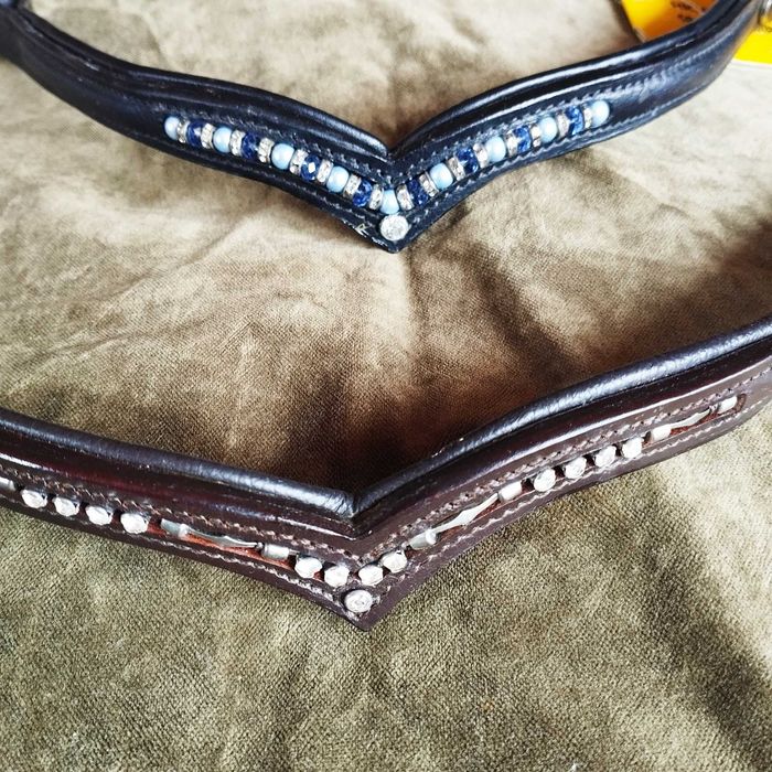 Testeiras Ponei, NOVAS, castanho & preto, meio preço