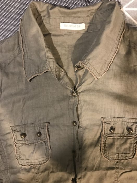 Koszula khaki Reserved rozm 38