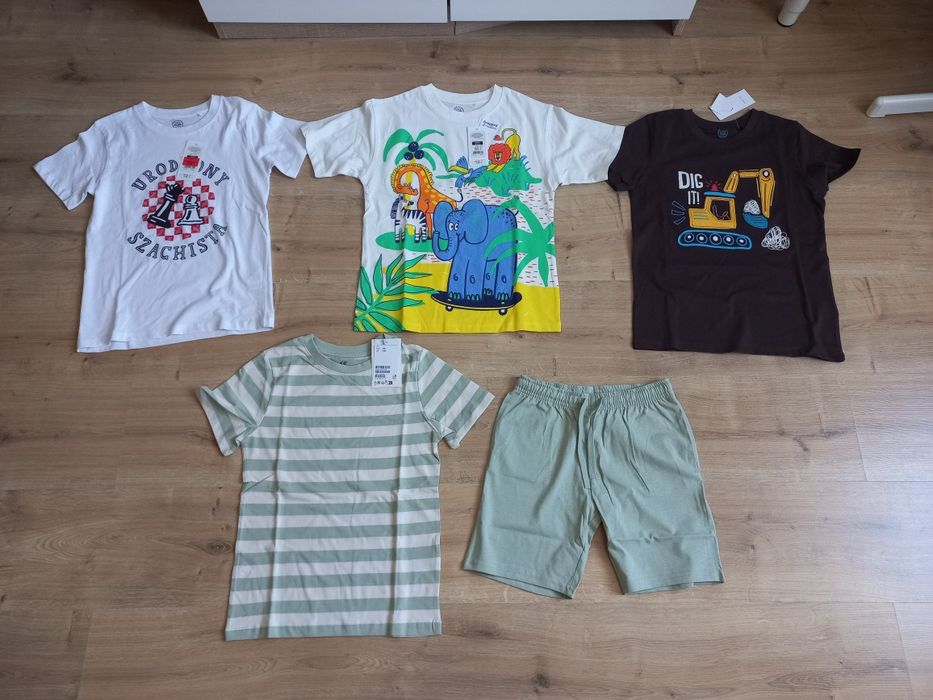 Koszulki spodenki cool club h&m 128