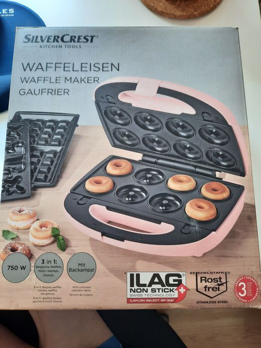 Gofrownica silvercrest różowa