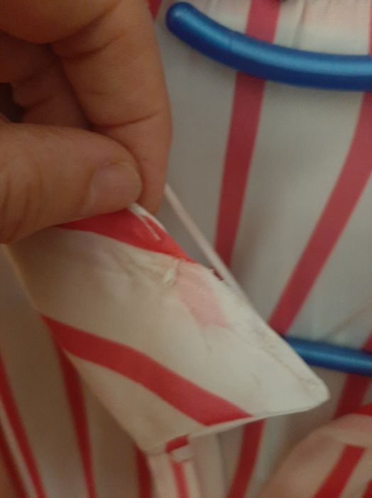 Camiseiro ZARA, às riscas, made in Morocco