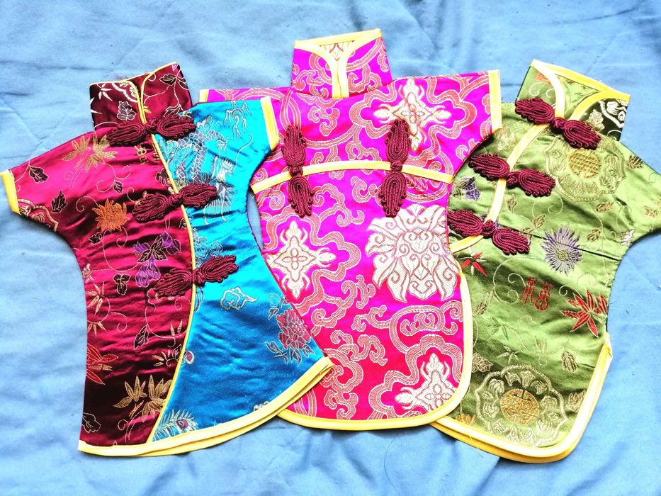 Декор упаковка для бутылки платье кимоно