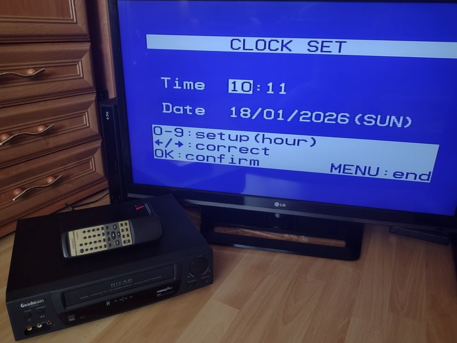 Analogowa nagrywarka VHS Goodmans VN 900