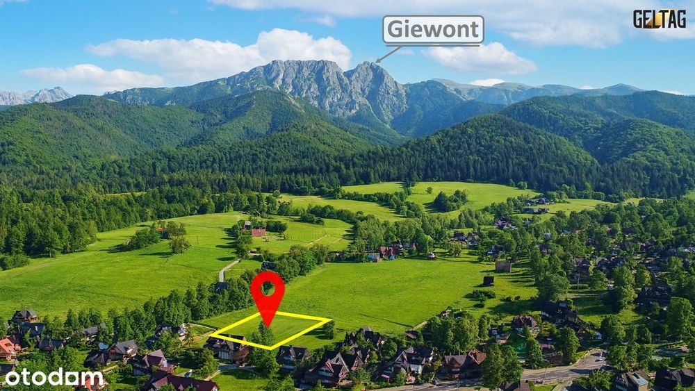 Działka inwestycyjna Zakopane / widok na Tatry / PUM do 710 m² - Widok 3