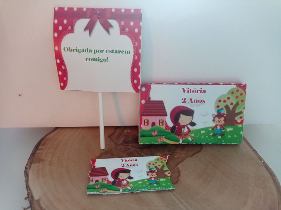 Chocolate, chupa e rebuçados